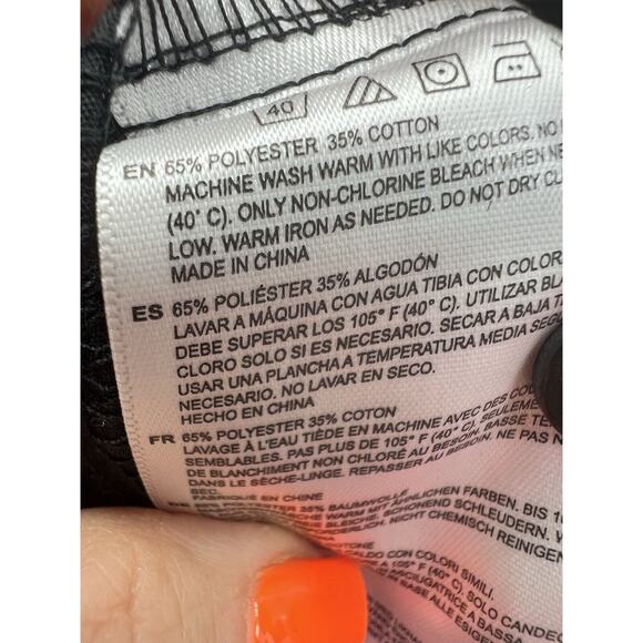 Chef Works Women’s Long Sleeve Button Front Cotton Blend Fitted Top Black M NWT - Picture 6 of 8